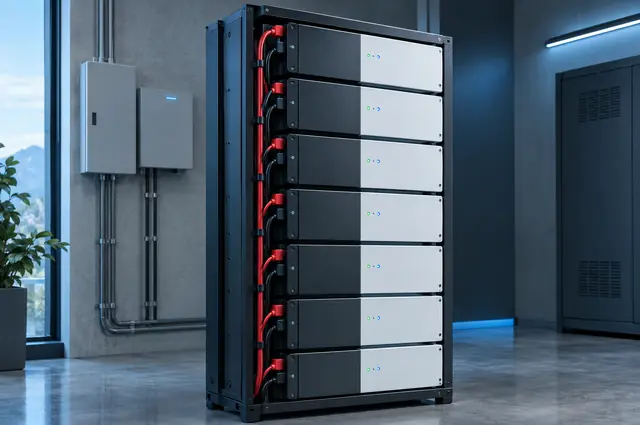 Armoire de batteries de stockage au lithium